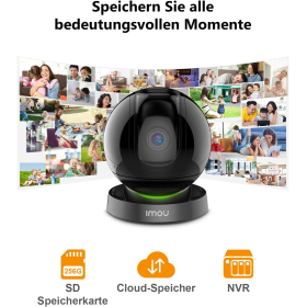 Внутренняя камера видеонаблюдения Imou, Wi-Fi IP-камера, отслеживание движения на 360° и обнаружение людей, ночное видение, 10 м