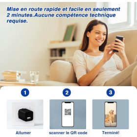 Wi-Fi-камера WIWACAM MW6 4K Ultra HD, детектор руху, слот для карт microSD