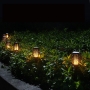 kefflum Solar Outdoor Garden Flame Lights 4/6/8 Pieces Solar Lights 96 LED Outdoor Garden Solar Torches Outdoor with Realistic Flames, IP65 Waterproof