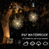 2 Pack Fireworks Lights: Jsdoin 200 Starburst LED Light Christmas Fireworks with Waterproof 8 Mode Control