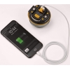 Brennenstuhl OLI 0300 A lámpara LED multifuncional recargable (lámpara/linterna para acampar al aire libre, 350 lm, 70 h de autonomía, con funciones SOS y intermitente, cable de conexión USB) [Clase de eficiencia energética F]