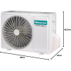 Стационарный кондиционер Hisense Halo CBYR0905 - 9000 БТЕ, охлаждение и обогрев