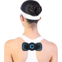 Mini masajeador cervical portátil, mini masajeador eléctrico de hombro y cuello, fácil de transportar, almohadilla masajeadora para cuello, cintura, brazo, pierna, parche de masaje multifuncional, masaje inalámbrico para cría