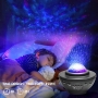 LED-Nachtlicht, Sternenhimmelprojektor mit Bluetooth-Lautsprecher, Fernbedienung und Timer