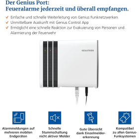 Hekatron 31-6000001-01-XX Genius Port – беспроводной шлюз для детекторов дыма и пожарной сигнализации