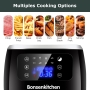 Bonsenkitchen deep fryer, capacity 6l, 8 programs