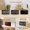 DOOMAY Digital Kitchen Timer - Magnetic Rechargeable Kitchen Alarm Clock, Brightness and volume adjustable, Ideal for cooking, classroom, office and for children, teachers, seniors to use