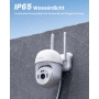 ieGeek 2,5K 4MP WLAN-Überwachungskamera für den Außenbereich mit automatischer Verfolgung