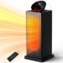 OMISOON 2000W fan heater – Efficient ECO electric heater with PTC, 24-hour timer and 90° oscillation