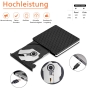 Amicool Externes DVD-Laufwerk, USB 3.0 Typ-C für CD-Brenner/DVD-ROM