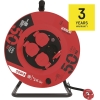 Кабельний барабан EMOS 50 м - 4 розетки Schuko, IP44