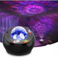 TOMANTO starry sky projector with color changing music player and amplifier; Bluetooth and timer
