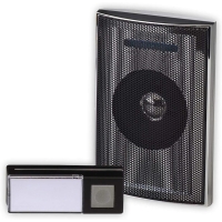 Doorbell Heidemann Music Box HX (transmitter + receiver, max. range 200 m, 8 customizable melodies, optical call signal)