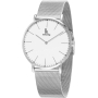 Alienwork IK Slim Ø36 mm unisex watch with ultra-thin mesh strap