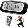 Aicharynic Pedometer, 3D Pedometer, Step Counter, Miles/km, Calories and Time Activity for Men and Women with Large Screen