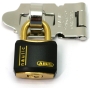 Abus T84MB/20 - Candado náutico de latón 20 mm negro