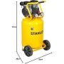 Compresor vertical silencioso Stanley Siltek 1,3 HP Esta es la elección perfecta