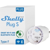 Shelly Plus Plug S - Smart Plug works with Alexa and Google Home, programmable plug with voice control