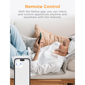 Refoss Mini Smart Plug, разъем Wi-Fi, совместимый с Alexa и Google Home 
