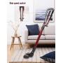 250W Cordless Vacuum Cleaner, Brushless Motor, 4-in-1 Vacuum Cleaner for Deep Cleaning of Carpets