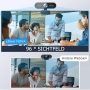 eMeet Webcam 1080P - Full HD Webcam with Autofocus, Webcam with Dual Microphone, Low Light Correction, 96° Field of View, for PC, Desktop, Xbox, Win10, Mac OS X, for Skype, Zoom