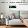 Fuloon digital wall clock with large 13-inch display and remote control
