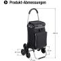 Trolley-Tasche 56 Liter abnehmbare und wasserdichte Tasche