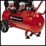 Quiet oil-free compressor Einhell TE-AC 50: Power 1500 W, maximum pressure 8 bar, tank volume 50 l