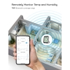 Govee, Termómetro Higrómetro, Sensor Preciso de Temperatura y Humedad Interior con Alerta de Notificación, Pantalla LCD Bluetooth de Temperatura y Humedad con Almacenamiento de Datos para el Hogar, Garaje, Invernadero, Bodega.
