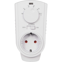 MC POWER - Toma termostato control climático | TCU-330 | 5-30°C, máximo 3500W, 230V/16A