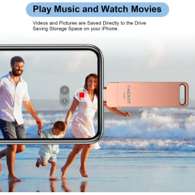 256 GB USB-Flash-Laufwerk für iPhone, Apple-zertifiziert, Speichererweiterung, für iPad, iOS