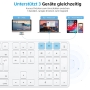 OMOTON Bluetooth-Tastatur für Mac OS (MacBook Air/ Pro/iMac/ Pro)