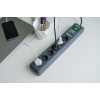 Brennenstuhl, Secure-Tec 19,500A power strip with surge protection 6 sockets