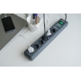 Brennenstuhl, Secure-Tec 19,500A power strip with surge protection 6 sockets