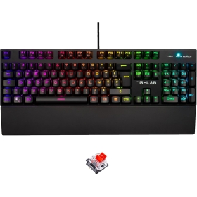 Игровая клавиатура G-Lab KEYZ Rubidium AZERTY FR с USB