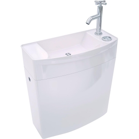 Iseo toilet cistern with low sink