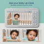 Babysense 5-Zoll-HD-Video-Babyphone mit Kamera, Audio und Nachtsicht