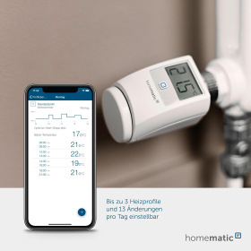 Termostato de radiador Homematic IP para hogar inteligente, 140280A0