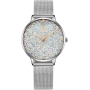 Alienwork IK Shine Glitter Mesh Watch for Women