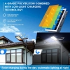 Farola solar Kingwen 400W con sensor crepuscular, color blanco frío