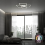 BRILONER Lights – Intelligente LED-Deckenleuchte, funktioniert mit Amazon Alexa, Wi-Fi-Schwenklampe, Hintergrundbeleuchtungseffekt, Farbtemperaturregelung, dimmbare Deckenleuchte mit Fernbedienung