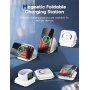 Mag-Safe 3-in-1-Ladegerät für Apple Watch und iPhone 14 13 12 11 Pro Max Plus, 18 W für iPhone iWatch und AirPods Pro/2/3 mit Adapter
