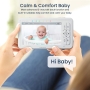 Babysense 5-inch HD video baby monitor with camera, audio and night vision