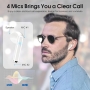 OYIB Bluetooth headphones with touch control and LED display, touch control and LED display