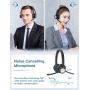 New Bee wireless headphones with microphone and noise cancellation