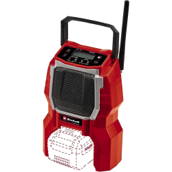 Радиостанция Einhell TC-RA 18 Li BT - Solo Power X-Change, 18 В, 10 Вт, Bluetooth, ЖК-дисплей