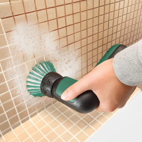 BOSCH VERDE – cepillo de limpieza eléctrico para Bosch Home (incl. batería integrada de 3,6 V, 1 cable micro USB y 4 accesorios de limpieza)