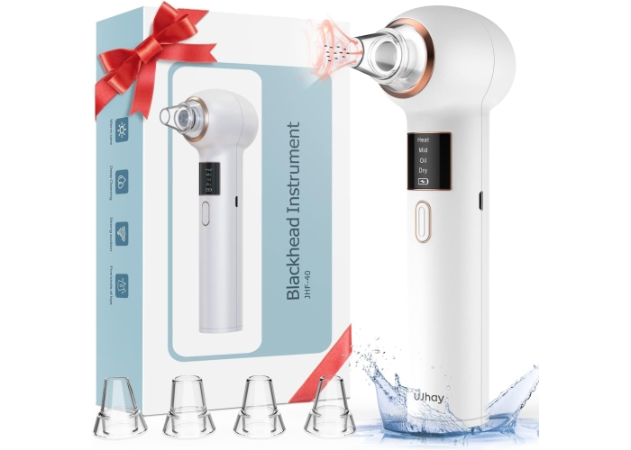 Оновлений UJhay Blackhead Remover Pore Vacuum - Comedone Acne Extractor Оновлений UJhay Blackhead Remover Pore Vacuum - Comedone Acne Extractor