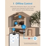 Meross Interruptor de Pared Inteligente, 1 Vía, 1 Canal, Wi-Fi Interruptor, Compatible con Apple HomeKit Siri, Alexa, Google Assistant y SmartThings (Se Requiere un Cable Neutral)