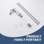 HOMELODY Bathroom faucet chrome 